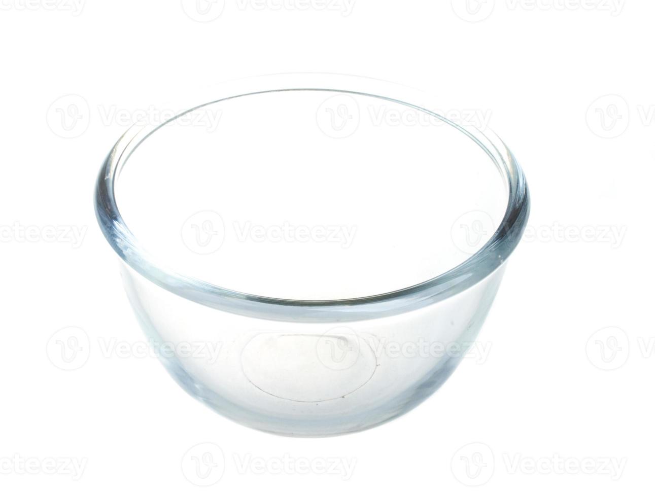 empty bowl isolated on white photo