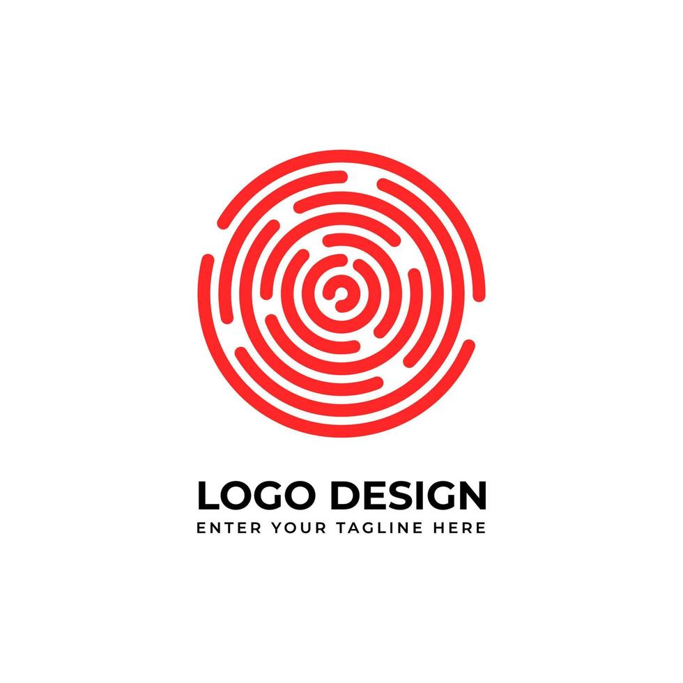 Abstract logo template vector