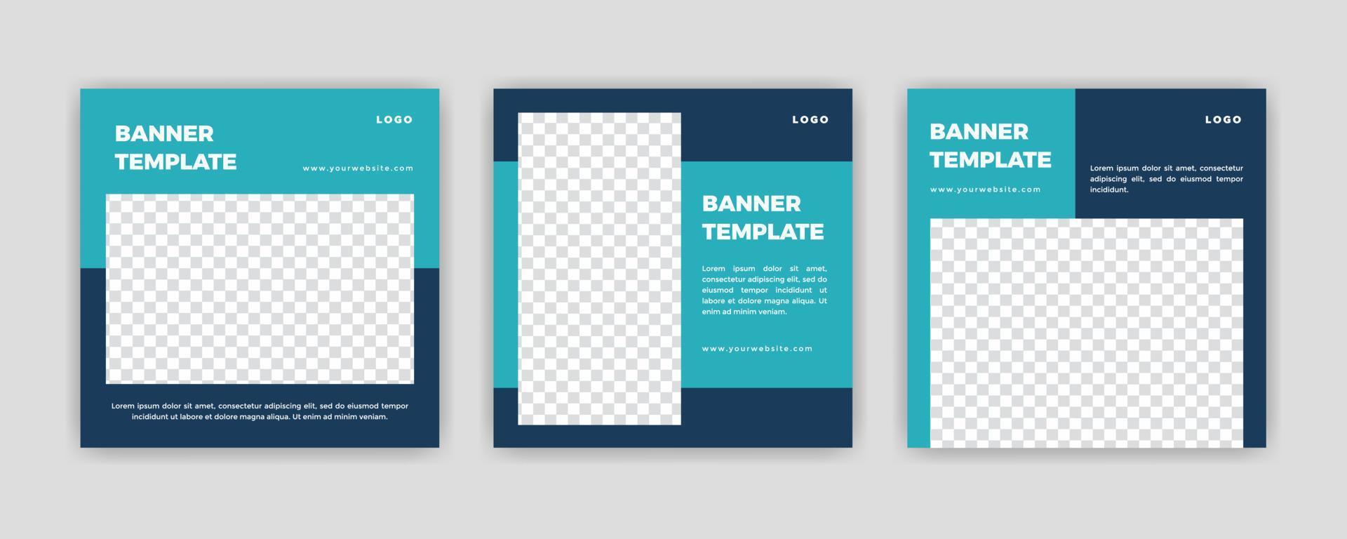 Unique Modern Editable Social Media banner template. Anyone can use this Easy Design Promotion web banner for social media. Modern elegant sales and discount promotions - Vector. vector