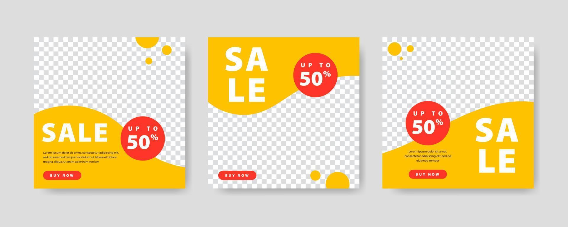 Unique Modern Editable Social Media banner template. Anyone can use this Easy Design Promotion web banner for social media. Modern elegant sales and discount promotions - Vector. vector