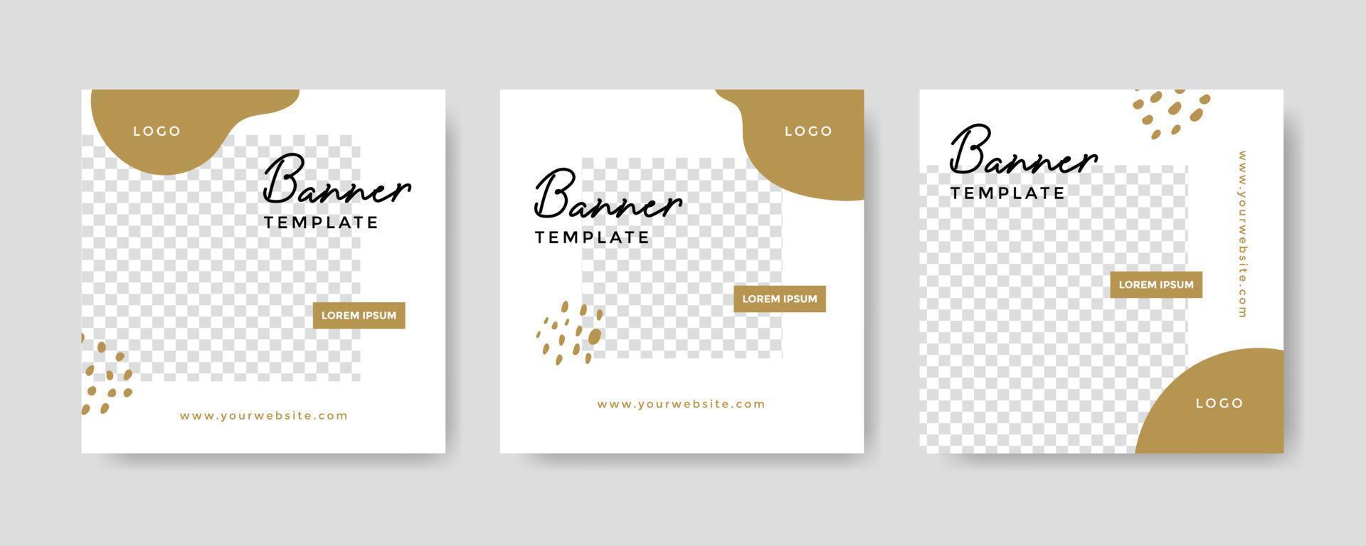 Unique Modern Editable Social Media banner template. Anyone can use this Easy Design Promotion web banner for social media. Modern elegant sales and discount promotions - Vector. vector