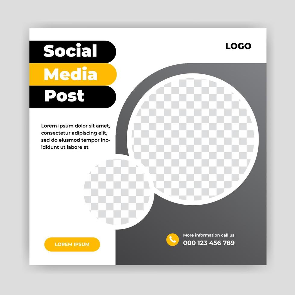 Unique Modern Editable Social Media banner template. Anyone can use this Easy Design Promotion web banner for social media. Modern elegant sales and discount promotions - Vector. vector