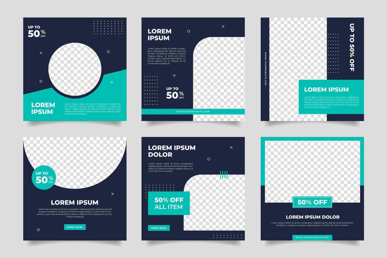 Unique Modern Editable Social Media banner template. Anyone can use this Easy Design Promotion web banner for social media. Modern elegant sales and discount promotions - Vector. vector