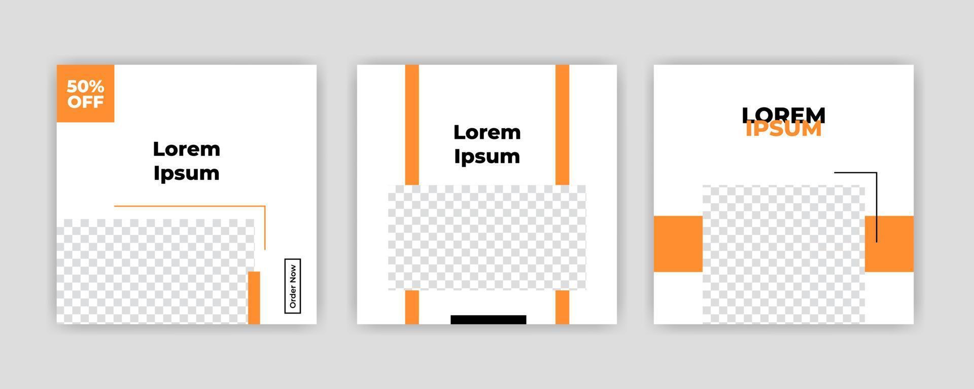 Unique Modern Editable Social Media banner template. Anyone can use this Easy Design Promotion web banner for social media. Modern elegant sales and discount promotions - Vector. vector