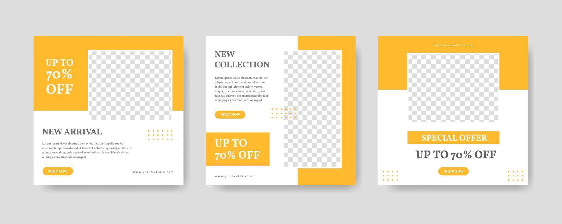 Unique Modern Editable Social Media banner template. Anyone can use this Easy Design Promotion web banner for social media. Modern elegant sales and discount promotions - Vector. vector