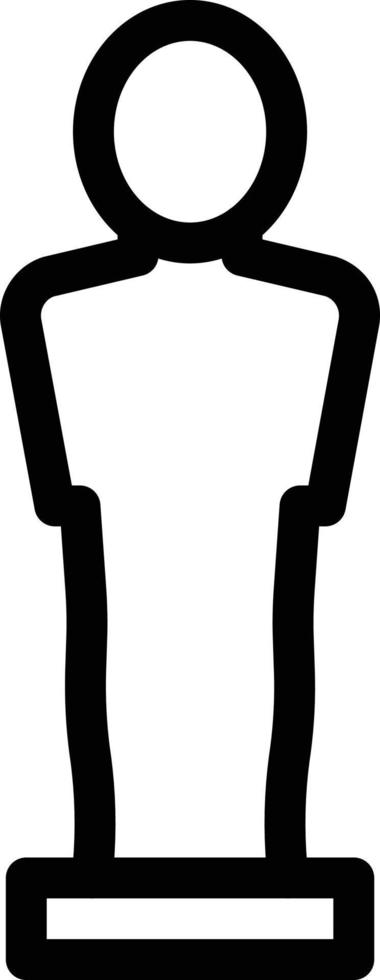 statue vector illustration on a background.Premium quality symbols.vector icons for concept and graphic design.