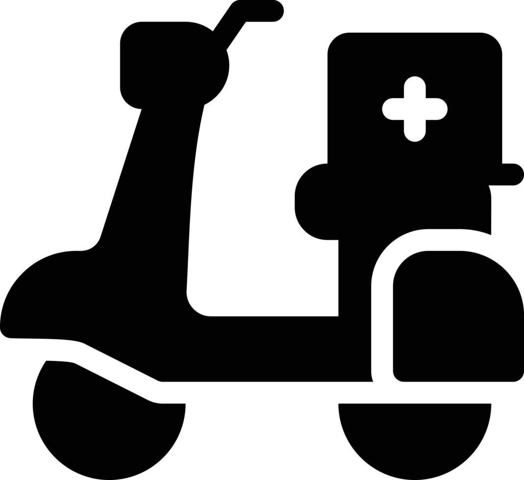 Ilustración de vector de scooter en un fondo. Símbolos de calidad premium. Iconos vectoriales para concepto y diseño gráfico.