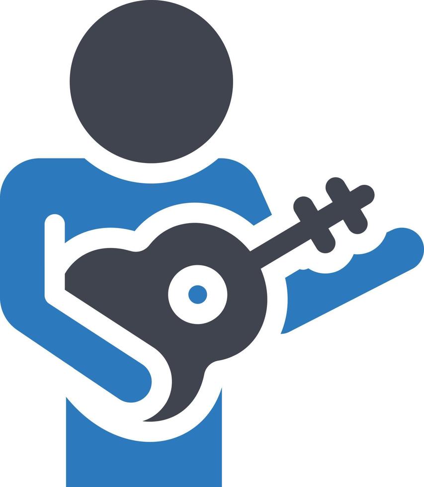 guitarist vector illustration on a background.Premium quality symbols.vector icons for concept and graphic design.
