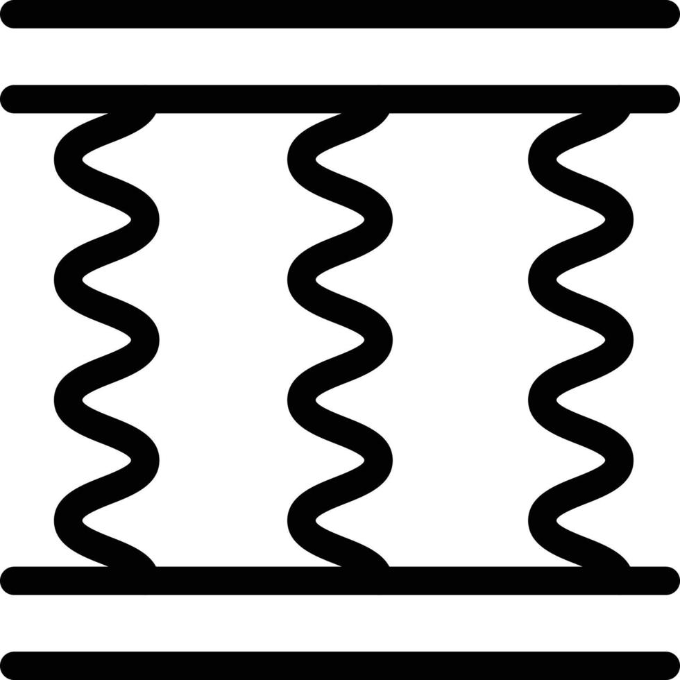 Mattress springs vector illustration on a background.Premium quality symbols.vector icons for concept and graphic design.