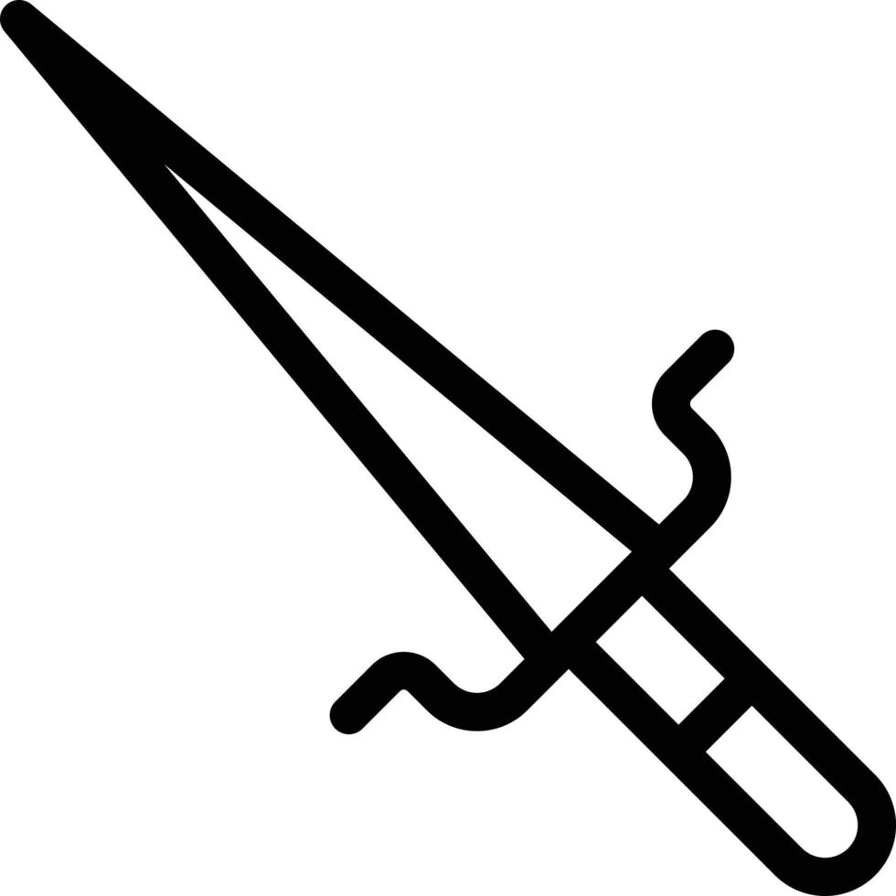 ilustración de vector de espada en un fondo. símbolos de calidad premium. iconos vectoriales para concepto y diseño gráfico.