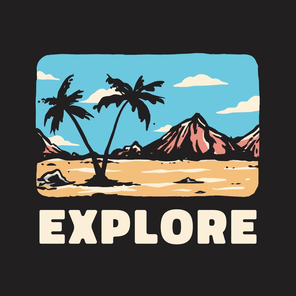 explore illustration design vector