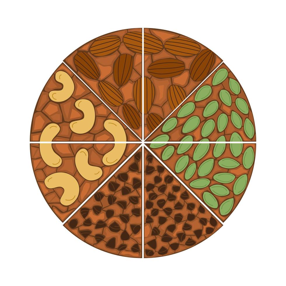 Sliced brownies. Illustration for decoration. vector