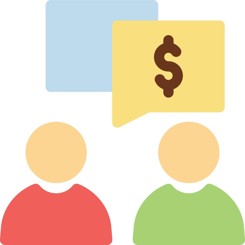 Discussion vector illustration on a background.Premium quality symbols.vector icons for concept and graphic design.