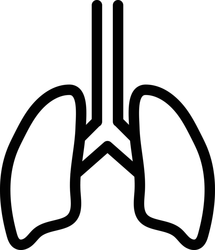 Lungs vector illustration on a background.Premium quality symbols.vector icons for concept and graphic design.