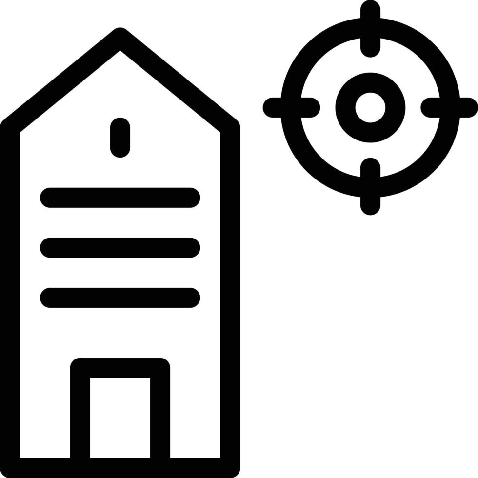 building target vector illustration on a background.Premium quality symbols.vector icons for concept and graphic design.