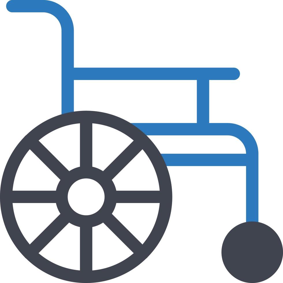 wheelchair vector illustration on a background.Premium quality symbols.vector icons for concept and graphic design.