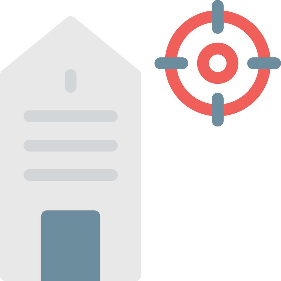 building target vector illustration on a background.Premium quality symbols.vector icons for concept and graphic design.
