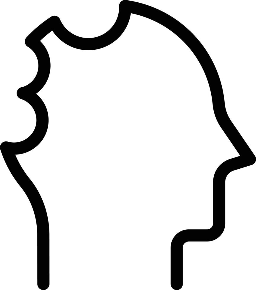 ilustración de vector de problema cerebral en un fondo. símbolos de calidad premium. iconos vectoriales para concepto y diseño gráfico.