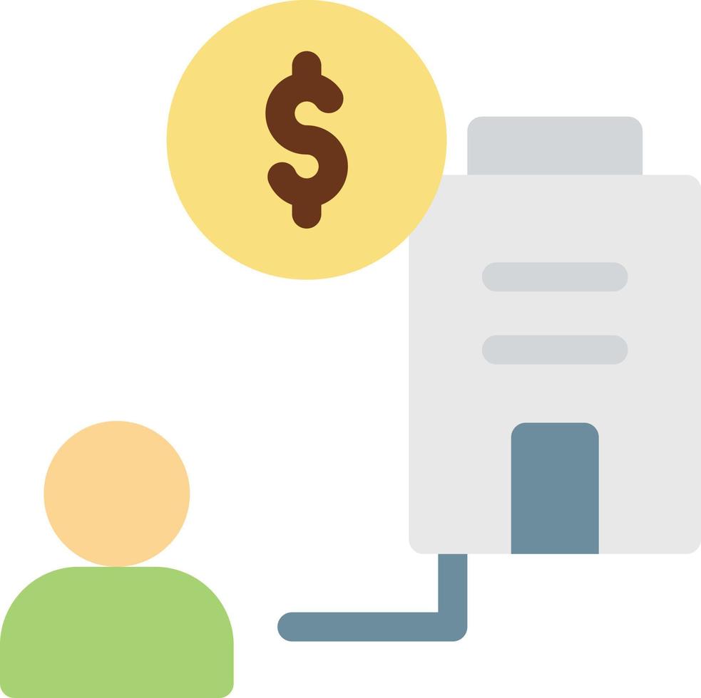 Financer vector illustration on a background.Premium quality symbols.vector icons for concept and graphic design.