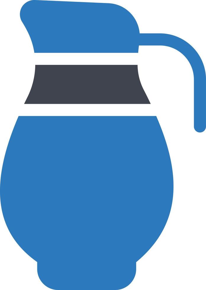 jug vector illustration on a background.Premium quality symbols.vector icons for concept and graphic design.