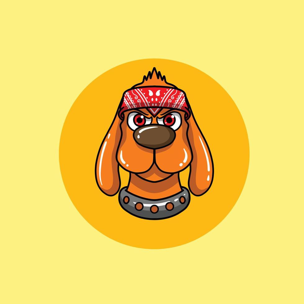 Dog Head Mascot vector