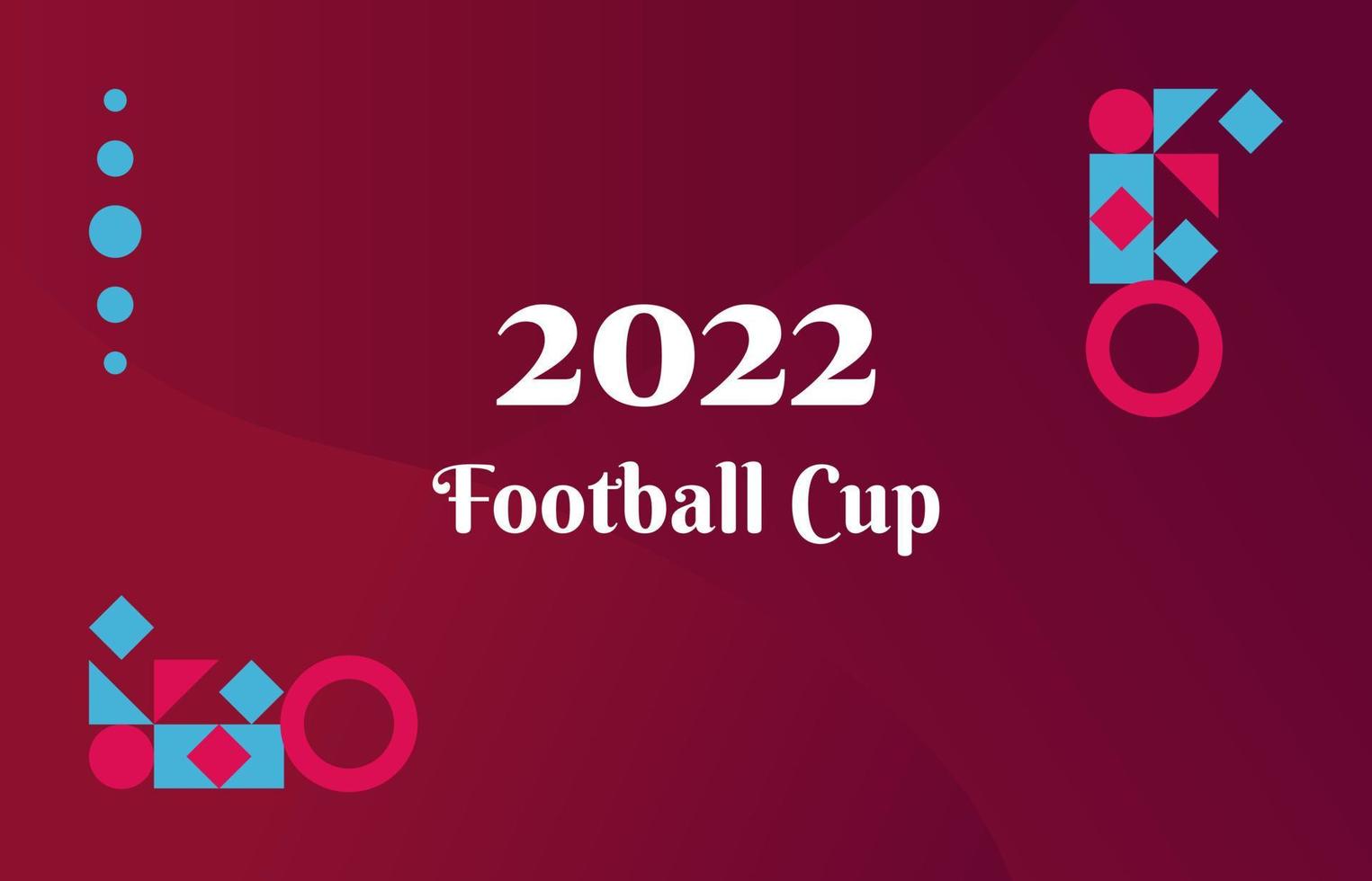 Football and soccer competition background template with burgundy color. Football and soccer competition template vector illustration.