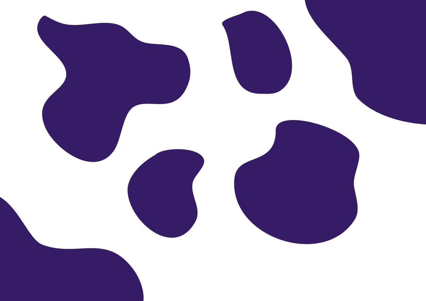 Modern cow pattern background with purple color vector