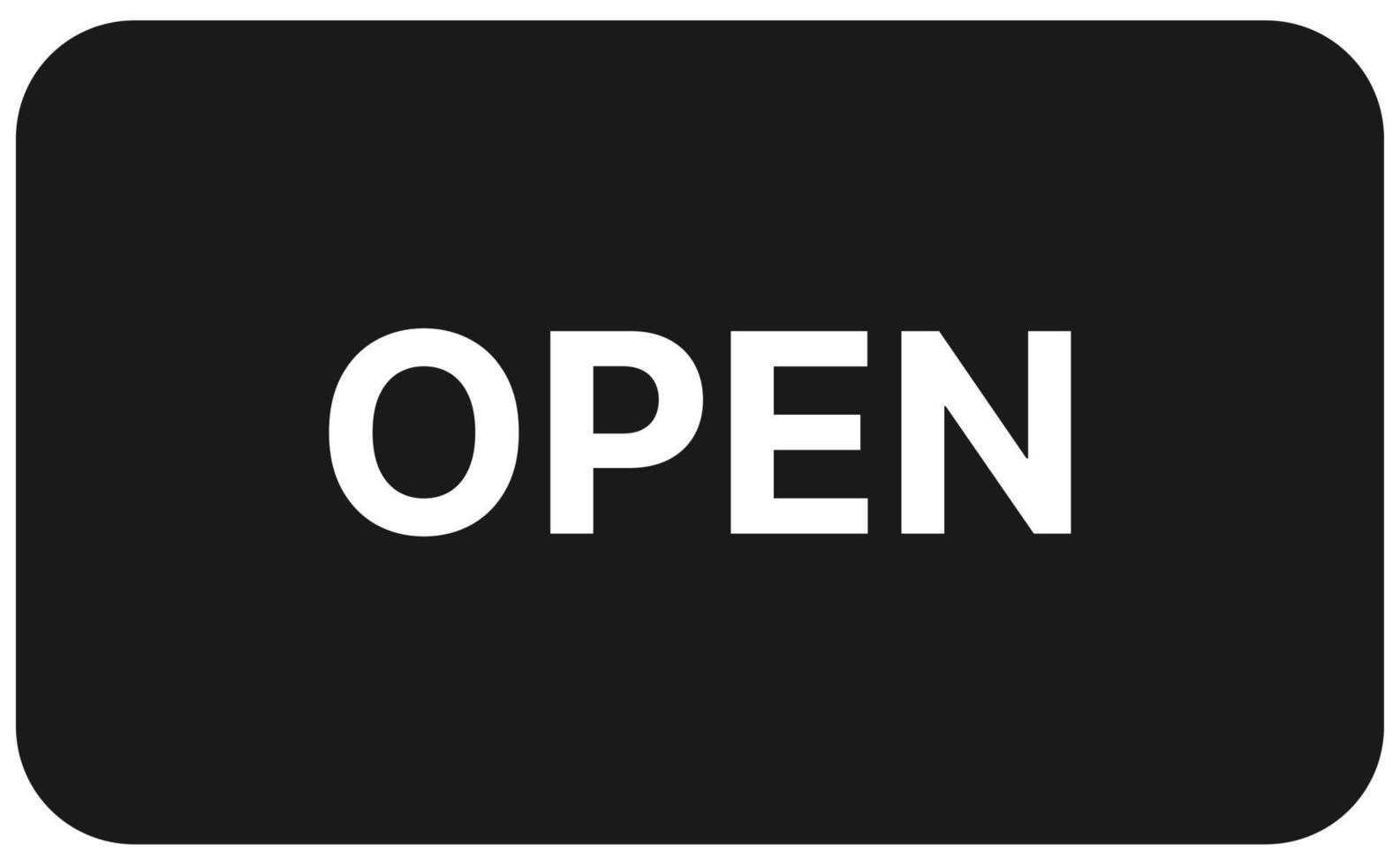 Shop open vector for your business and shop