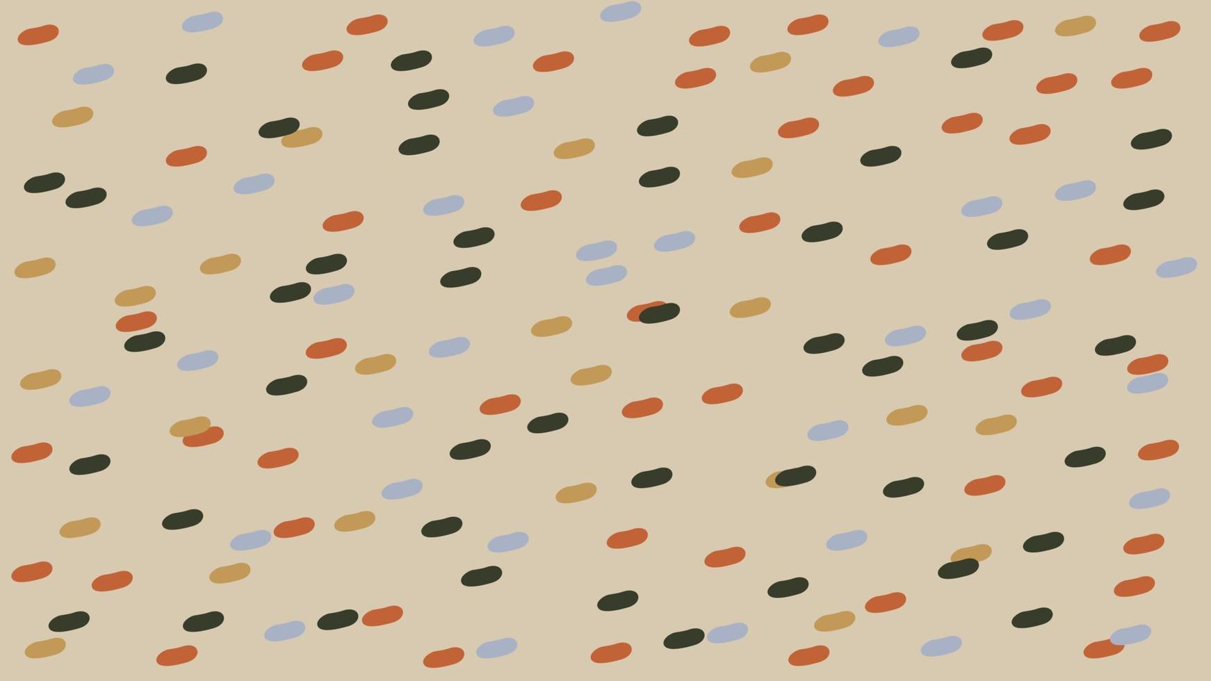 Colorful dot modern abstract print with vintage color. Creative collage seamless pattern design. Vintage color dot seamless pattern vector