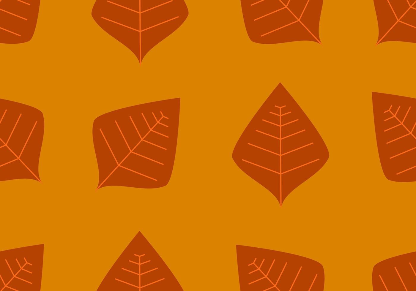 patrón botánico sin costuras con hojas. diseño de impresión abstracta floral para papel tapiz, papel de envoltura o tela. fondo dibujado a mano vectorial. estilo hawaiano, estilo otoñal, estilo playero. vector