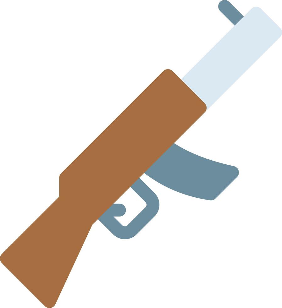 Ilustración de vector de pistola de rifle en un fondo. Símbolos de calidad premium. Iconos vectoriales para concepto y diseño gráfico.