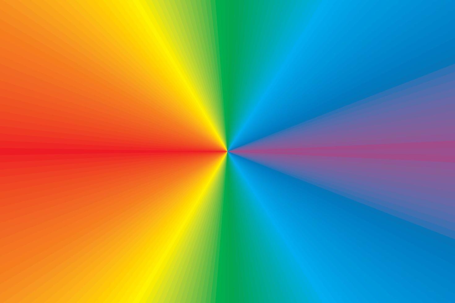 fondo de pantalla de patrón de arco iris cónico. vector