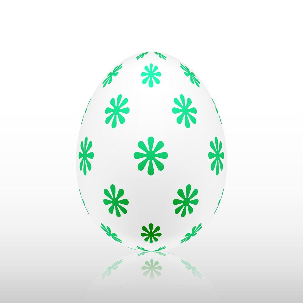 Easter egg with Exotic pattern, vector, Illustration. vector