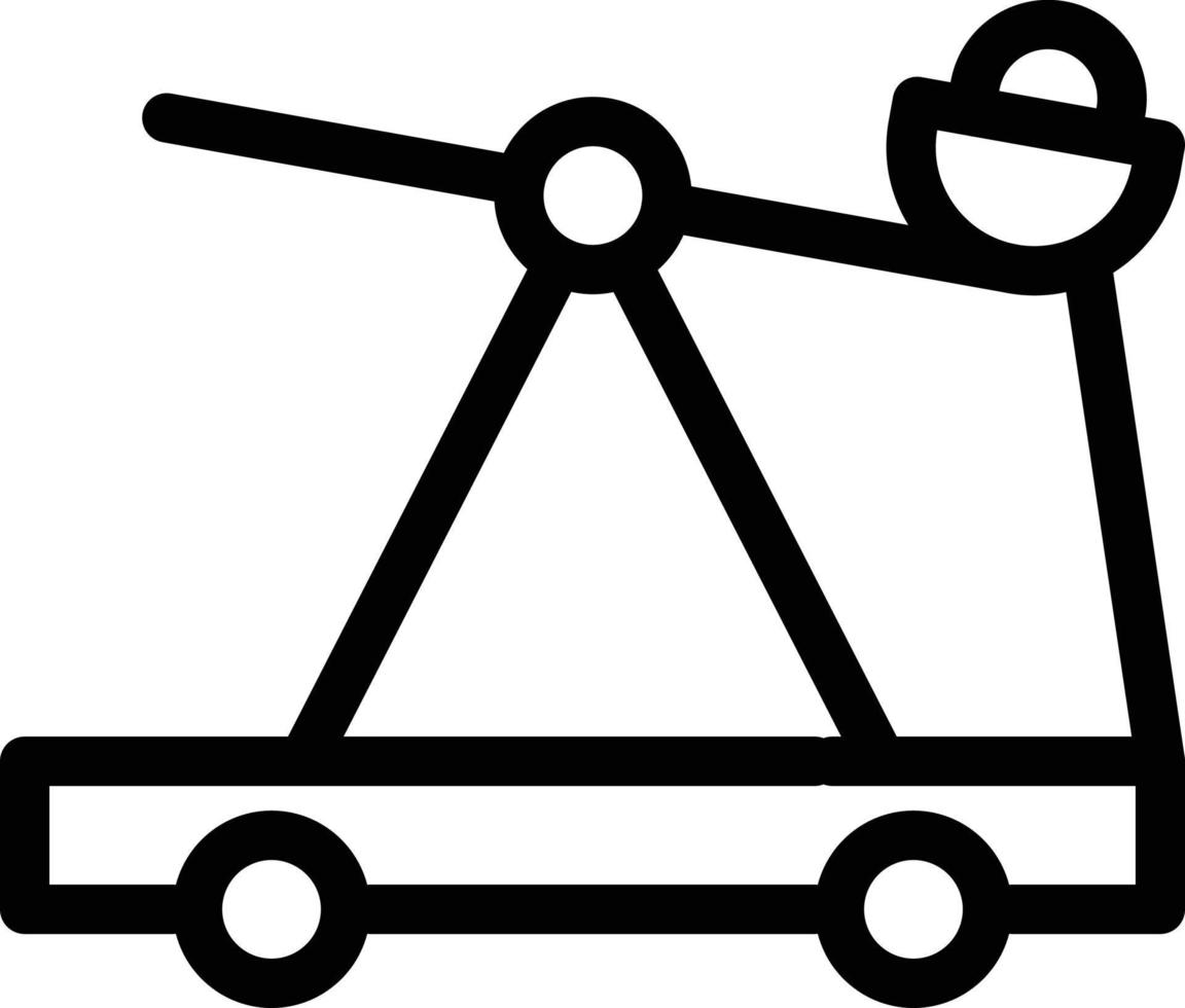 catapult vector illustration on a background.Premium quality symbols.vector icons for concept and graphic design.