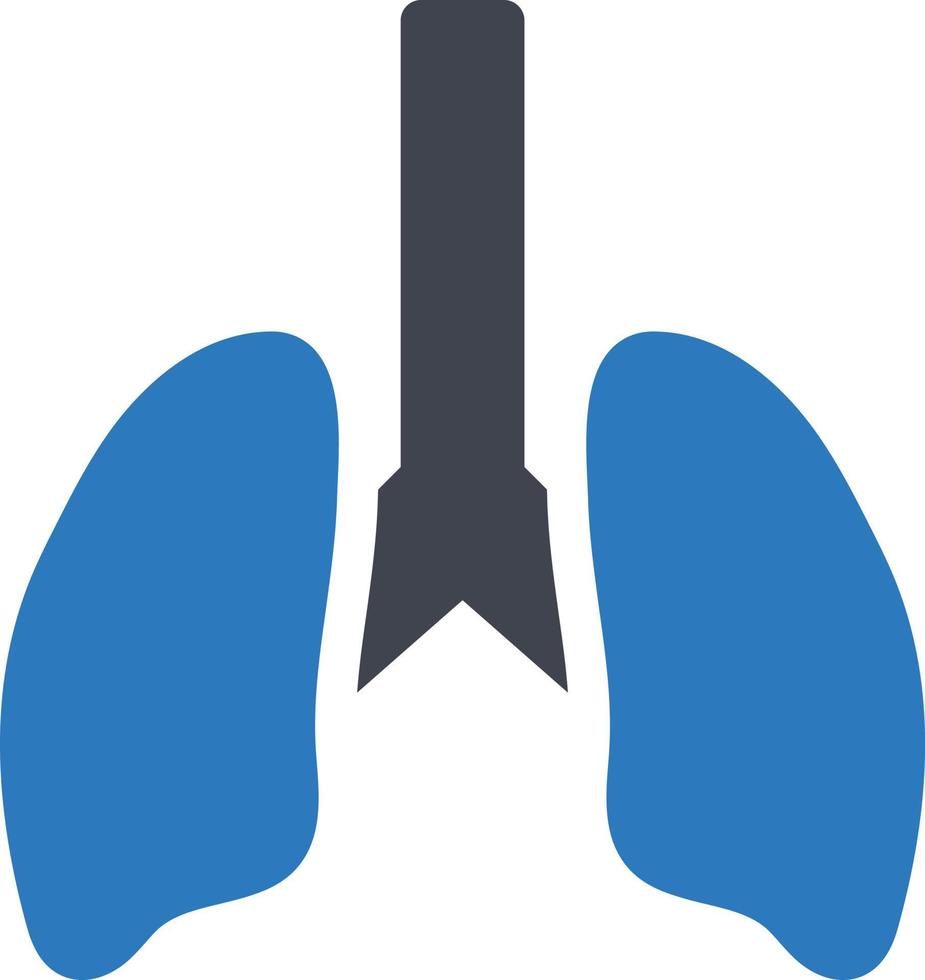 Lungs vector illustration on a background.Premium quality symbols.vector icons for concept and graphic design.