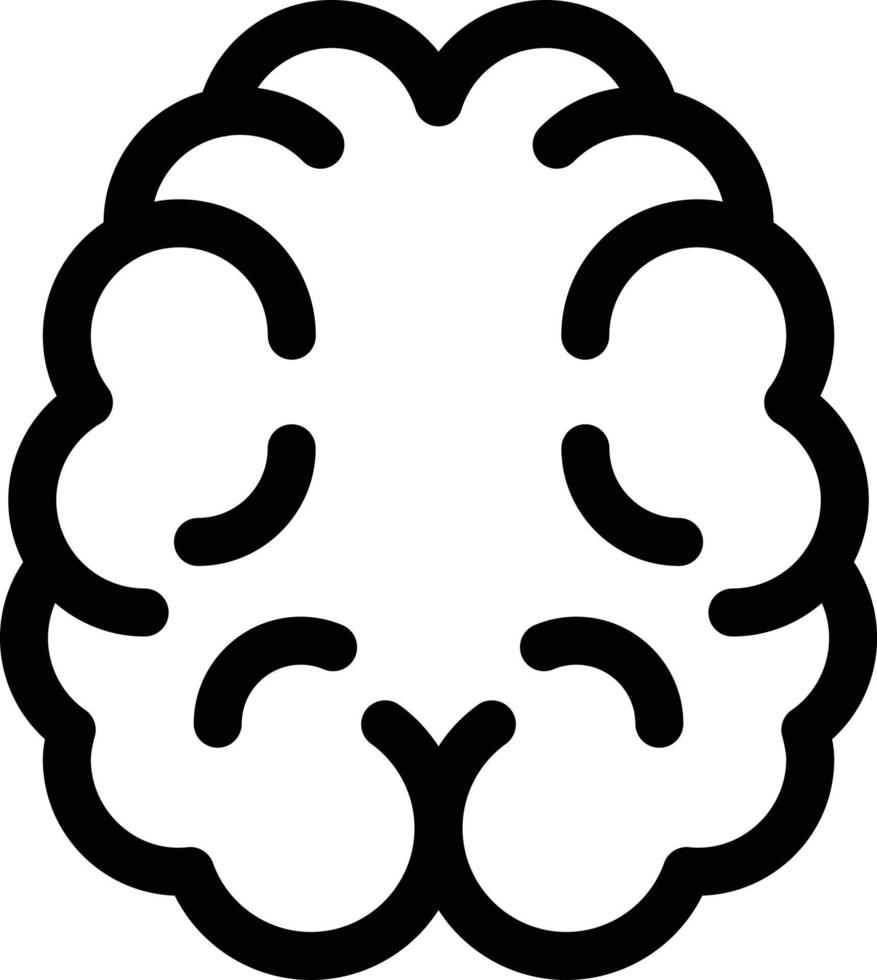 Brain vector illustration on a background.Premium quality symbols.vector icons for concept and graphic design.
