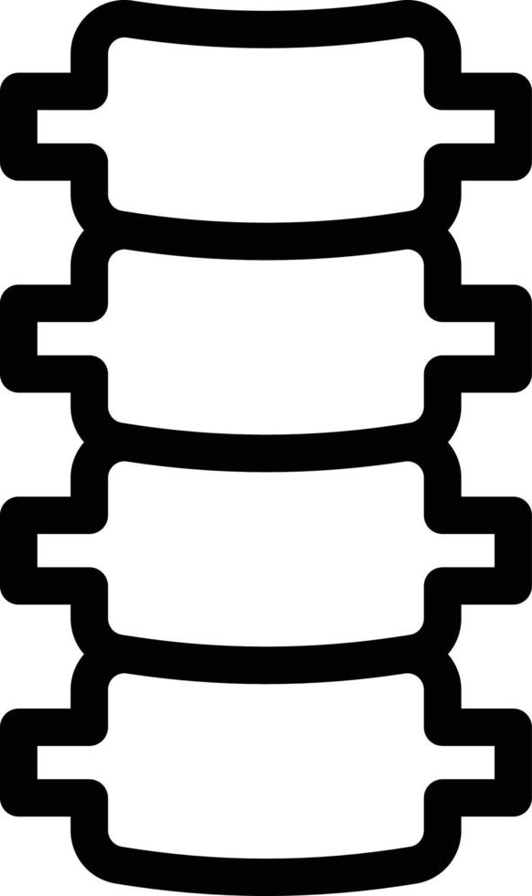 Spine vector illustration on a background.Premium quality symbols.vector icons for concept and graphic design.