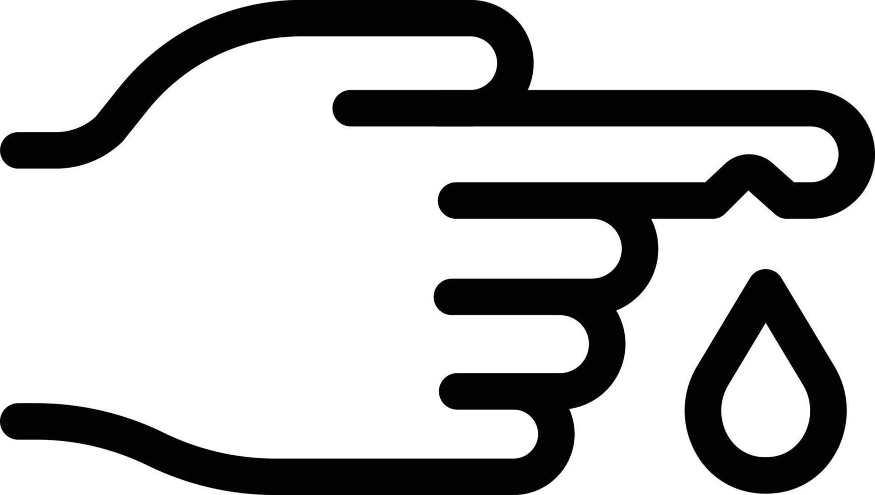 finger cut vector illustration on a background.Premium quality symbols.vector icons for concept and graphic design.