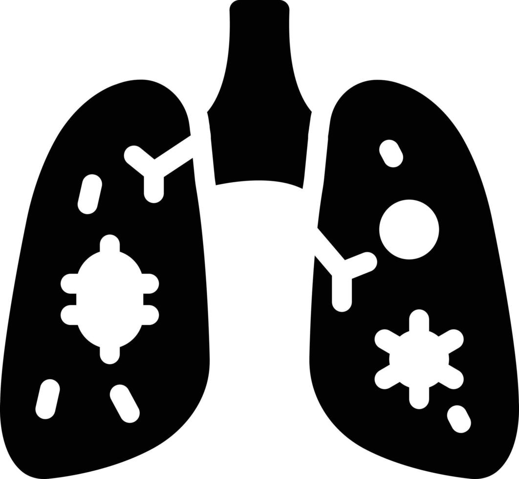 Lungs infection vector illustration on a background.Premium quality symbols.vector icons for concept and graphic design.