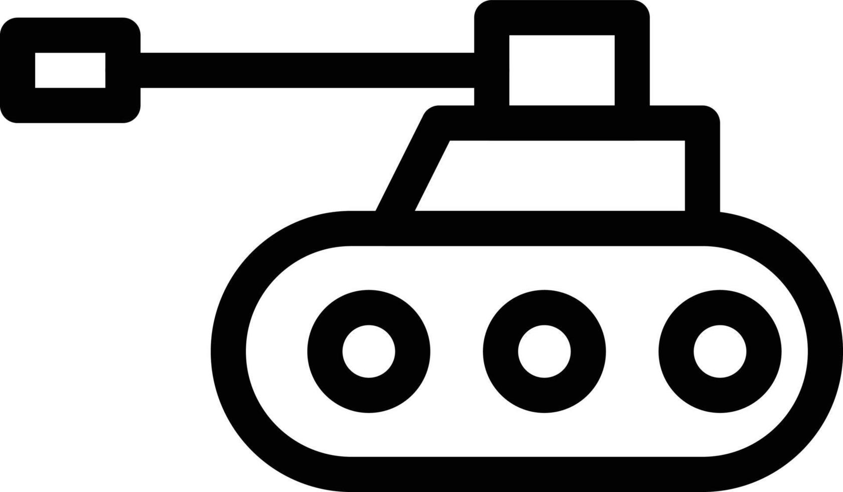 ilustración de vector de tanque militar en un fondo. símbolos de calidad premium. iconos vectoriales para concepto y diseño gráfico.