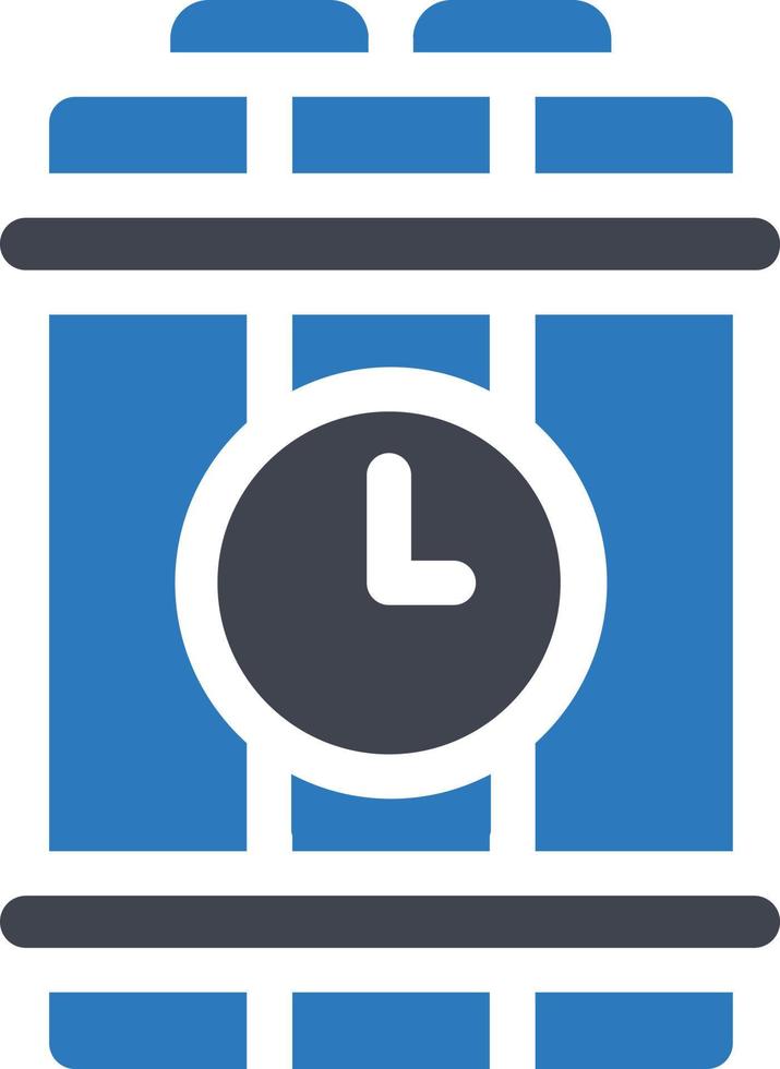 time bomb vector illustration on a background.Premium quality symbols.vector icons for concept and graphic design.