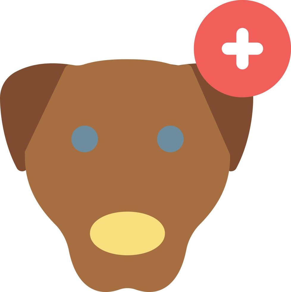 ilustración de vector de hospital de perros en un fondo. símbolos de calidad premium. iconos vectoriales para concepto y diseño gráfico.