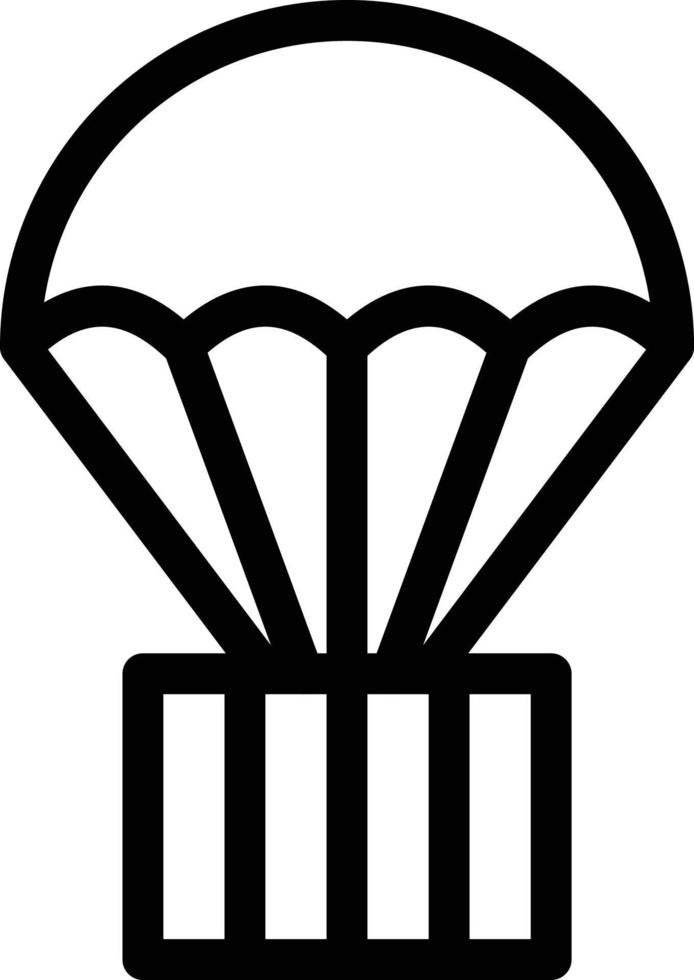 parachute vector illustration on a background.Premium quality symbols.vector icons for concept and graphic design.