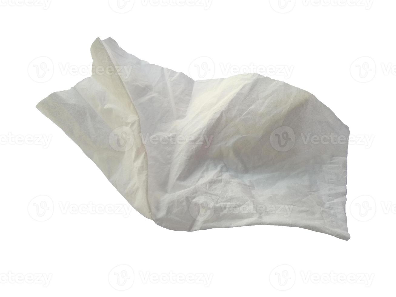 Crumpled paper texture. Crumpled paper isolated on white background photo