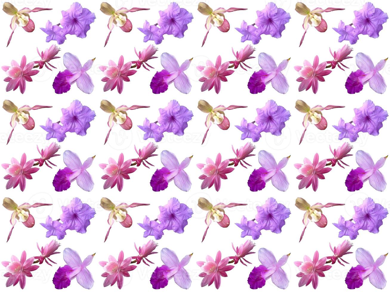 Pattern Flowers background photo