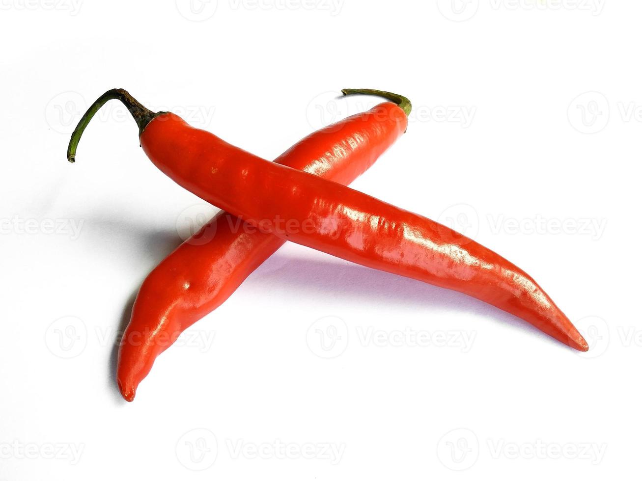 Chili pepper isolated on a white background. hot red chili pepper photo