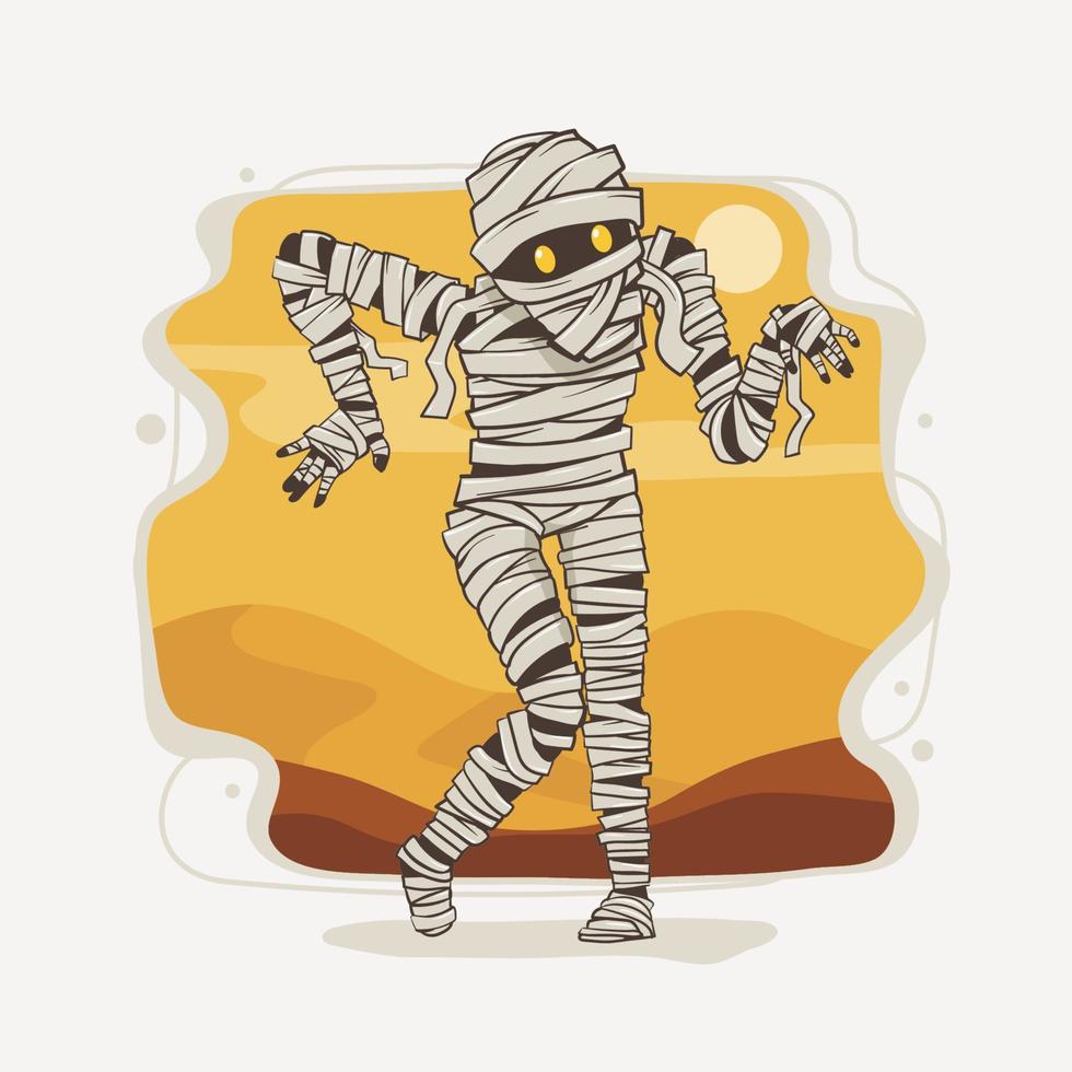 Egyptian Mummy Concept vector