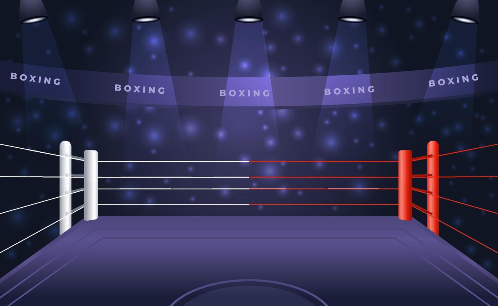 Boxing Ring Background vector