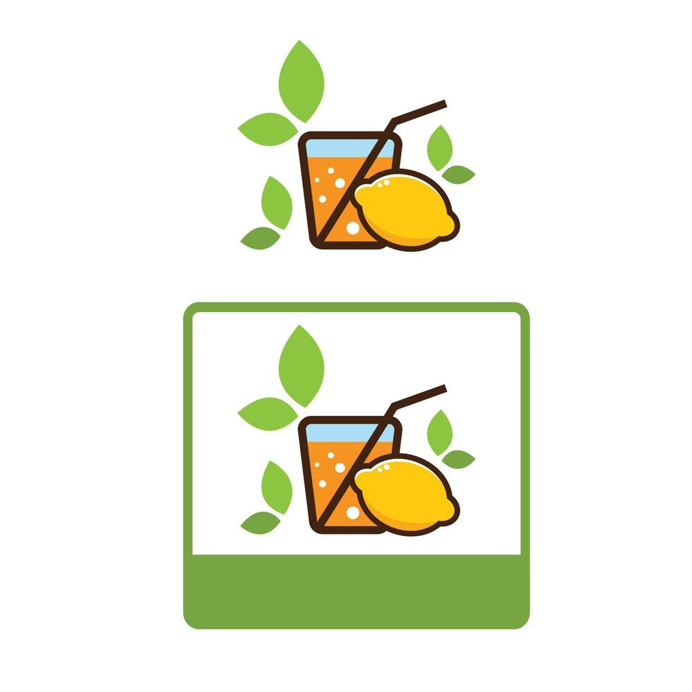 lemon fresh juice vector