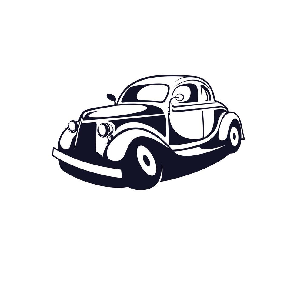 Classic car vector